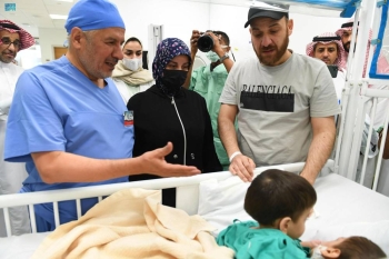 Syrian conjoined twin's condition stable a week after separation surgery